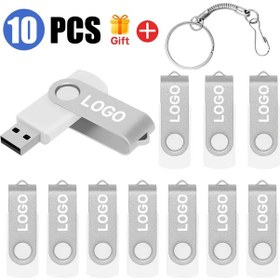 Resim 10 Adet/grup Usb 2.0 Flash Sürücü 64 Gb 128 Gb Kalem Sürücü 16 Gb Pendrive 32 Silver 2.0 256m Diğer 