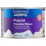 Resim AKRİPOL GA Galvaniz Polyester Çelik Macun 2,7 Kg 