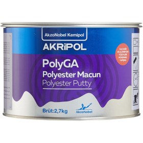 Resim AKRİPOL GA Galvaniz Polyester Çelik Macun 2,7 Kg 