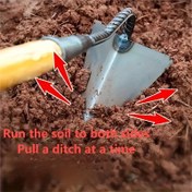Resim Dayanıklı Üçgen Bahçe Hand Hoe, Bahçe Hoe, Manuel Çim Aerator, Yabancı ve Yıkanma Aracı, Kök Çıkarma Aracı, Taşınabilir Kenar Yabancı, Bahçe Kazısı, Gübreleme, Dikim ve Kazıma için Uygun, 11 Tip Sebze, Meyve ve Yeşil Bitki İçin Kullanılabilir, Ev Bahçeleri, Arka Bahçeler ve Çiftlikler İçin Geniş Uygulama Alanına Sahip, İşçi Günü ve Şükran Günü'nde Bahçıvanlar İçin İdeal Bir Hediye Olarak 