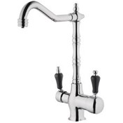 Resim Pemax Water Solutions Arıtma Çıkışlı 3 Yollu Rustik Batarya - Krom 