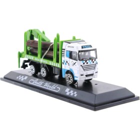 Resim MEGA Die Cast Mini Yeşil Kütük Kamyonu 