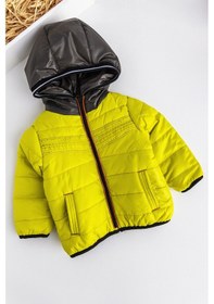 Resim Baby&Kids Kapüşonlu İçi Peluş Astarlı Erkek Çocuk Mont 001 