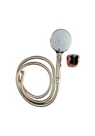 Resim Duş Başlığı Seti, 3 Fonksiyonlu Duş Başlığı, 150 Cm Duş Hortumu, Mafsallı Başlık, Vida Ve Dübel Dahil Krom 