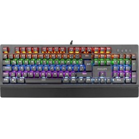 Resim PHILIPS SPK8403 Siyah Rainbow Aydınlatmalı Mekanik Gaming Oyuncu Klavyesi 