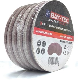 Resim BAY-TEC CIRTLI ZIMPARA 180mm 100 KUM ( 5 ADET ) 