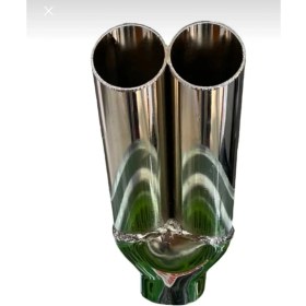 Resim Ünıversal Krom Çift Egzoz Ucu 