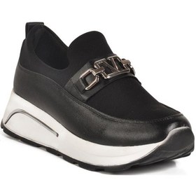 Resim Ayk's 1705 Z Siyah-beyaz Kadın Günlük Ayakkabı Siyah - Beyaz 