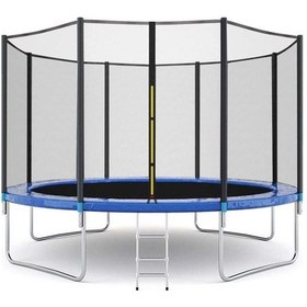 Resim Mey İthalat 366 Cm 12 Ft Güvenlik Fileli Trambolin Trp-89 Mavi 