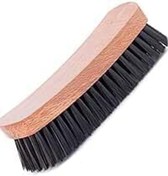 Resim Delixa Nekuba AHŞAP Saplı 16 cm Kaliteli Siyah Tüylü Sert Ayakkabı Elbise Araba Koltuk Kumaş Temizlik Fırça 