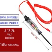 Resim iq elektronik Oto Kontrol Kalemi Dijital Akım Göstergeli Kontrol Kalemi ( Max 120 Volt ) 