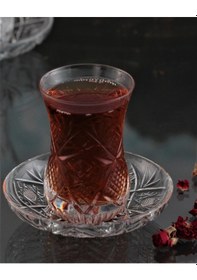 Resim 12 Parça Çay Takımı - Klasik Boy - Göz Dekor 