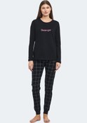 Resim PAOLINA IN Kadın Pijama Siyah / Fuşya 