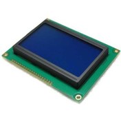 Resim Robotistan 128x64 Grafik LCD, Mavi Üzerine Beyaz 