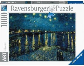 Resim Ravensburger 1000 Parça Puzzle Van Gogh Yıldızlı Gece 120000648 
