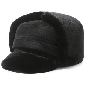 Resim Orta Yaşlı Kış Sıcak Kalın Ve Kadife Kapaklar 6q8cı0 Siyah 