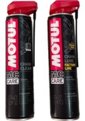 Resim Motul C1 + C4 Zincir Temizleme Spreyi Set 400 ML 