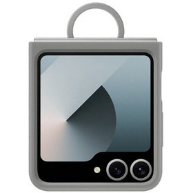 Resim Samsung Galaxy Z Flip 6 Yüzüklü Silikon Kılıf Mavi 