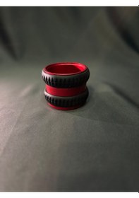 Resim Metal Kırmızı Nargile Lotusu 