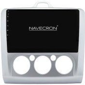 Resim Ford Focus 2 Analog Ac 2005-11 9 Gri Uyumlu Androıd Multimedya Gerçek 2/32 Kablosuz Carplay Geri Görüş Kameralı 9" 