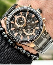 Resim Ferrucci 40882 Çelik Fonksiyonlu&takvimli Erkek Kol Saat+bileklik 