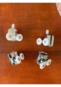 Resim Çankaya Duşakabin Tekerleği Krom Set 4'lü Gri 