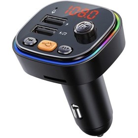 Resim Araç Fm Transmitter Bluetooth Usb Mp3 Sd Kart Çakmaklık Girişli O 