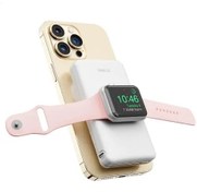 Resim iWALK MAG-X 3IN1 iPhone/AirPods/Apple Watch MagSafe'li 10.000mAh PowerBank Apple Watch Uyumlu MXB001 (SİYAH) 