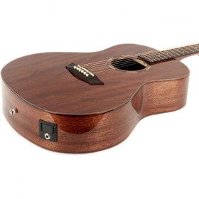 Resim Washburn WLO12SE Woodline Serisi Elektro Akustik Gitar (Profesyonel - Orchestra Kasa) | Masif Maun Kapak (Solid Mahogany), Maun Arka ve Yanlar, Fishman Isys+ EQ, Sıcak Tonlar | Uyum: Parmak Stili (Fingerstyle) Çalım İçin İdeal 