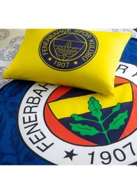 Resim Taç Lisanslı Fenerbahçe Palamut Tek Kişilik Pamuk Nevresim Takımı 000000001000047334 
