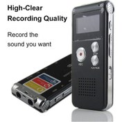 Resim Createtech Dijital Ses Kaydedici, Mikrofonlu Şarkı Çalar, Ders, Toplantı, Röportaj İçin Taşınabilir Kaset Kaydedici 