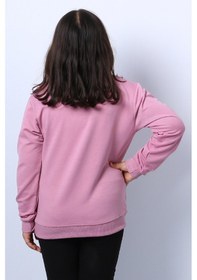 Resim Kız Çocuk Sweat Ribanalı Cepli C43 Pembe 