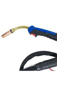 Resim Weldx Promaster 501D Ağır Tip Yanmaz Kauçuk Gazaltı Kaynak Torcu 4 metre 