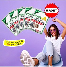 Resim Organicsun 5'li Paket Ayakkabı Koku Önleyici Giderici Toz 