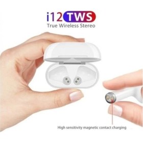 Resim Pazariz I12 Bluetooth 5.0 Kulaklık - Şarj Üniteli 