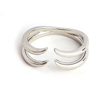 Resim OSESHOP İtalyan 925ayar Gümüş Ayarlanabilir Tasarım Yüzük 