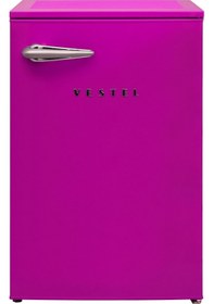Resim Vestel Retro SB14011 121 L Statik Buzdolabı Pembe 