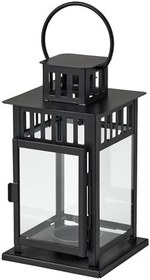 Resim Fener, siyah, 20 cm, iç-dış mekan 