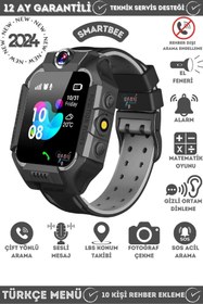 Resim SmartBee LBS Konumlu Akıllı Çocuk Takip Saati Sim Kartlı Arama, Kameralı, Gizli Dinleme Özellikli Q12-Pembe 