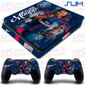 Resim Kyliyan Mbappe Playstation 4 Slim Kasa Sticker Kaplama 