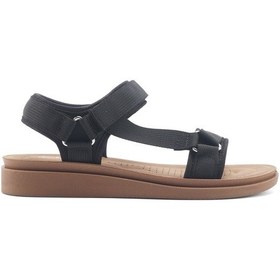 Resim Polaris 166924.z5fx Siyah Kadın Comfort Sandalet 000000000101986535 Siyah 
