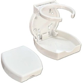 Resim Sealux Katlanır Bardaklık. Tekne Ve Karavan Bardak Tutucu. Beyaz 