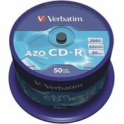 Resim VERBATİM AZO 700MB 52X 80MIN CD-R 50Lİ PAKET Weko