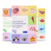 Resim Yaratıcı Origami Kitabı - 90 Benzersiz Desen, Kendin Yap 3D Kağıt El Sanatları, Eğlenceli El Yapımı Kağıt, Paskalya, Cadılar Bayramı, Noel Hediyeleri İçin Mükemmel 