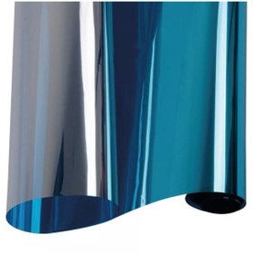 Resim Flash Çizilmez Amerikan Mavi Aynalı Cam Filmi - 152cm X 5m 
