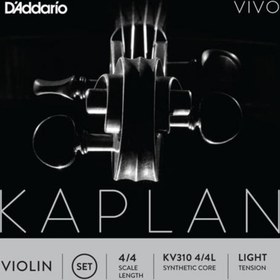 Resim D'Addario KV310L Kaplan 4/4 Keman Teli - Light 