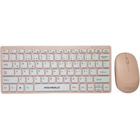 Resim Polygod Polygold PG8030 Kablosuz Mini Klavye Mouse Seti 