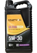 Resim Kraftvoll 5W - 30 Ultratech Tam Sentetik Motor Yağı 5 L 