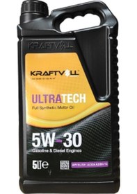 Resim Kraftvoll 5W - 30 Ultratech Tam Sentetik Motor Yağı 5 L 