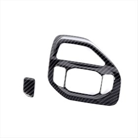 Resim Explosion1 Konsol 4WD Modu Anahtar Kapak Dodge Ram Trx 1500 2019-2024 Iç Aksesuarlar Abs Karbon Fiber (Yurt Dışından) 